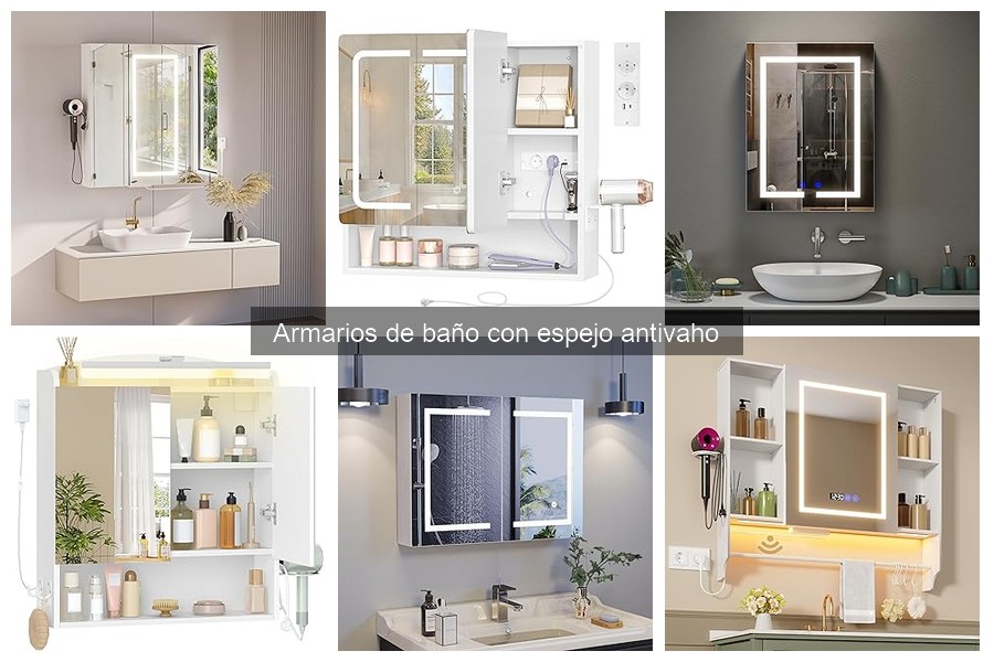 Comparativa: Armarios de baño con espejo antivaho vs. normal