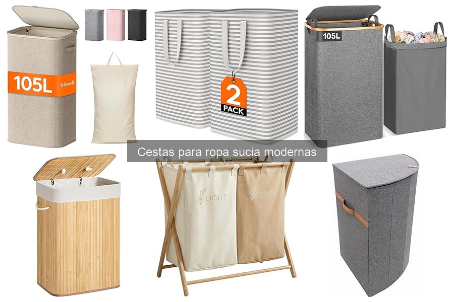 Comparativa: Cestas para Ropa Sucia de Plástico vs Tela