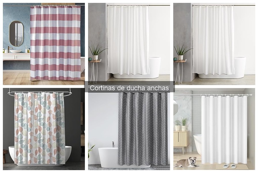 Comparativa: Cortinas de Ducha Anchas vs. Estándar