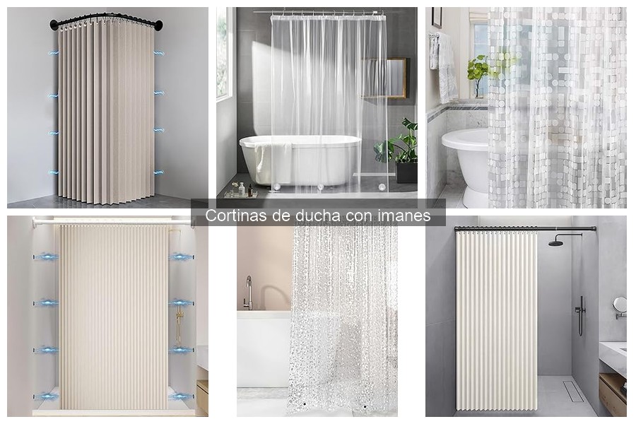** Comparativa: Cortinas de Ducha con Imanes vs Sin Imanes