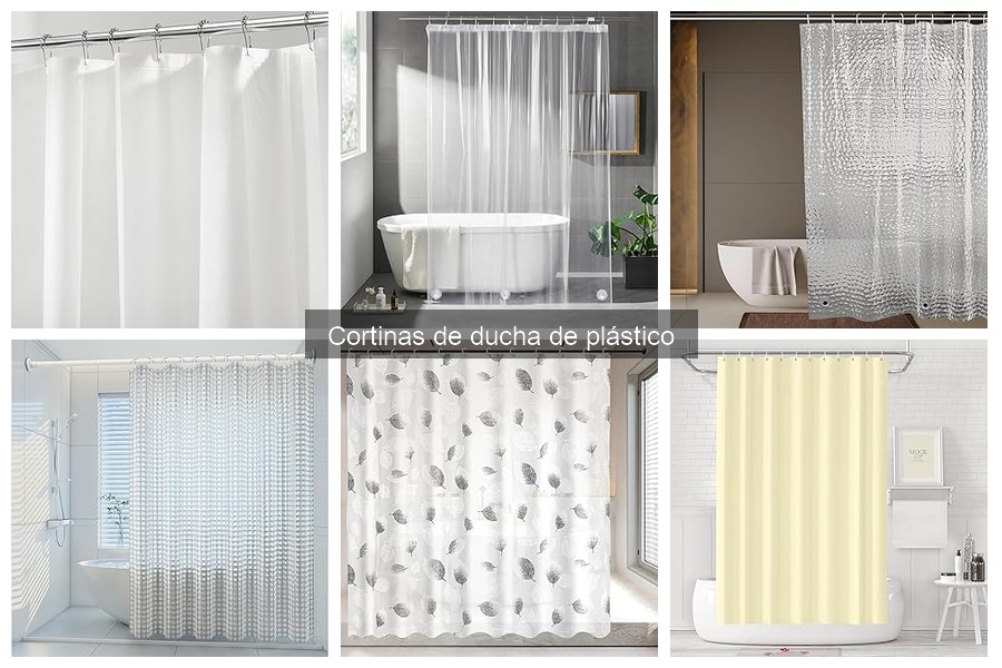 Comparativa: Cortinas de ducha de plástico vs. Tela