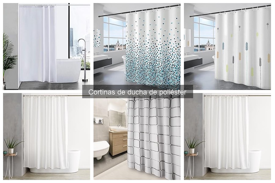 Comparativa: Cortinas de Ducha de Poliéster vs. Tela