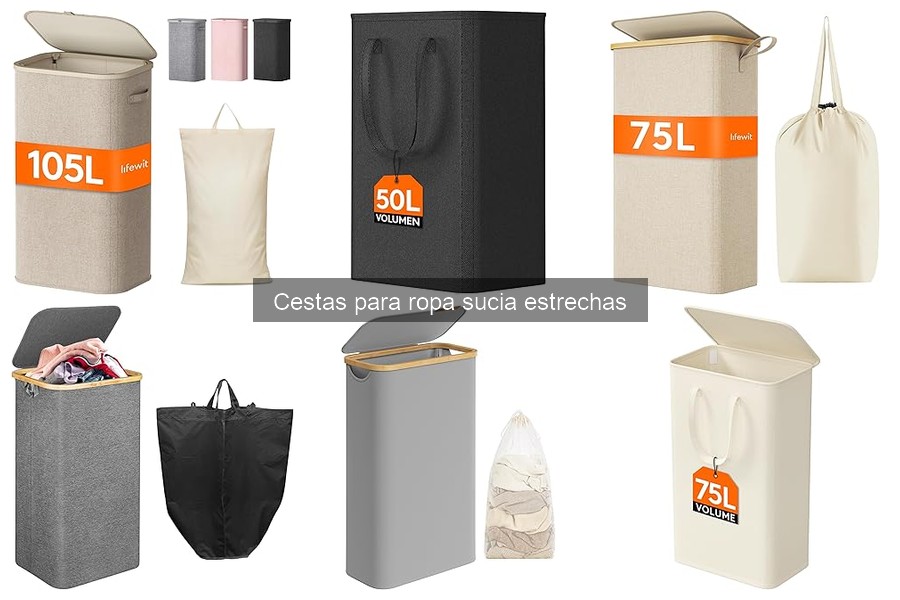 Comparativa de cestas estrechas y soluciones de almacenamiento