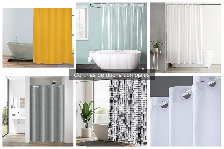 Comparativa de Cortinas de Ducha con Ojales: Mejores Marcas