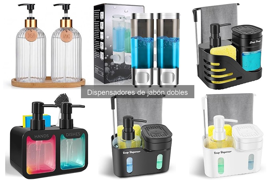 Comparativa de Dispensadores de Jabón Dobles Más Populares