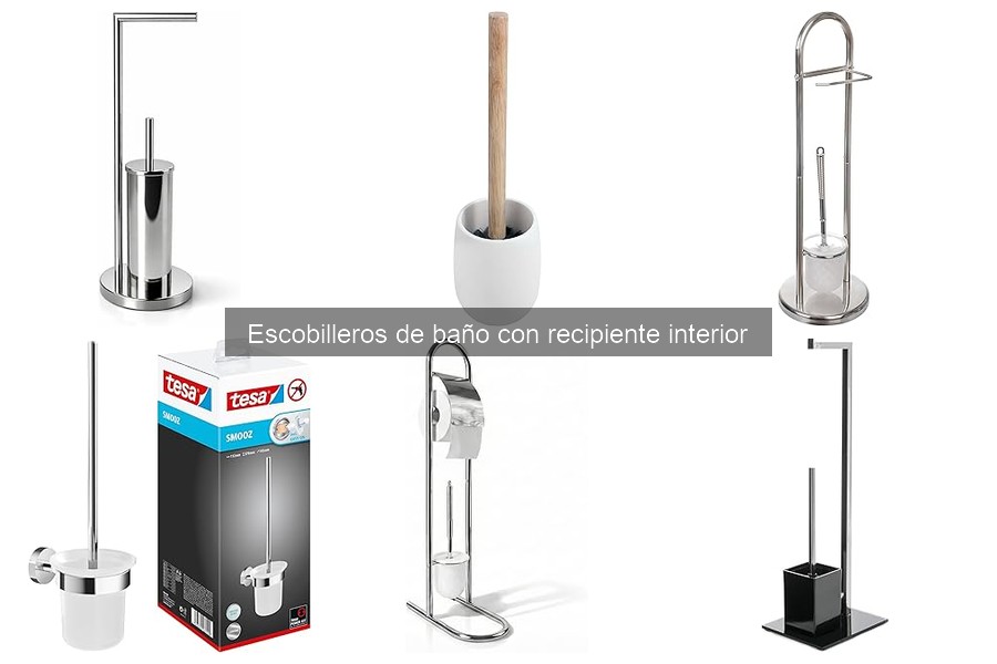 Comparativa de Escobilleros de Baño con Recipiente Interior
