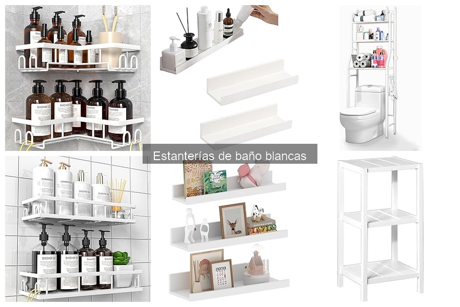 Comparativa de Estanterías de Baño Blancas: Madera vs. Metal