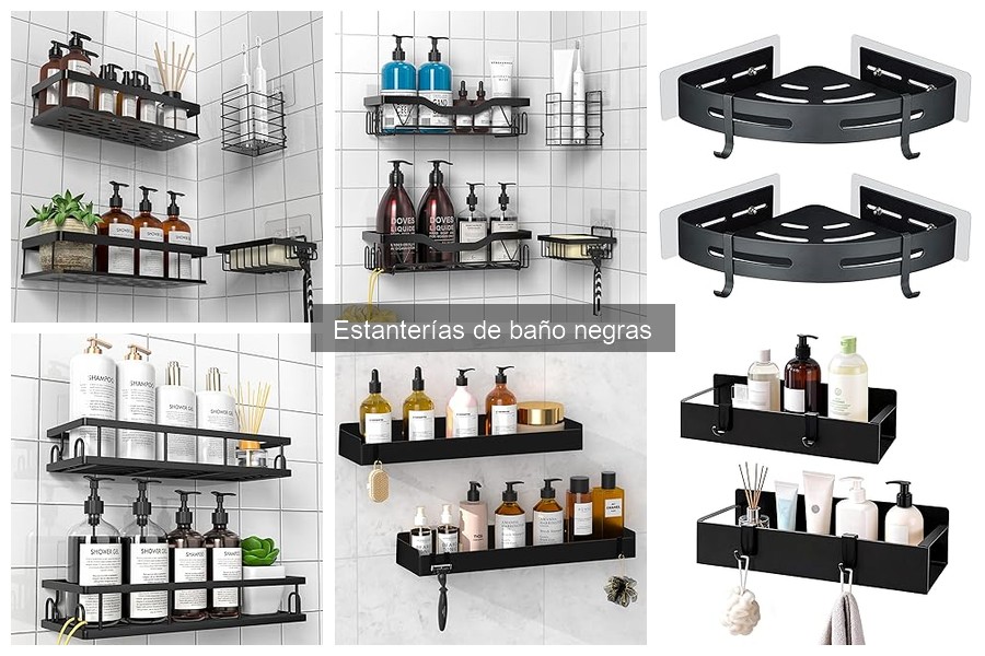 Comparativa de Estanterías de Baño Negras: Mejores Marcas y Precios