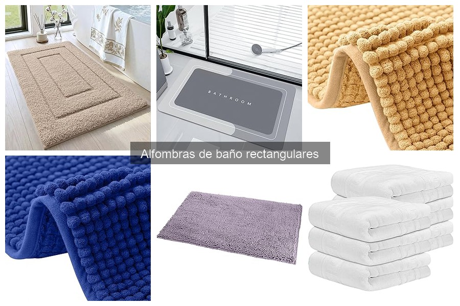 Comparativa de las Mejores Alfombras de Baño Rectangulares