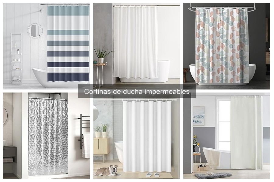 Comparativa de las Mejores Cortinas de Ducha Impermeables