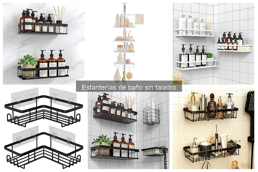 Comparativa de las Mejores Estanterías de Baño sin Taladro