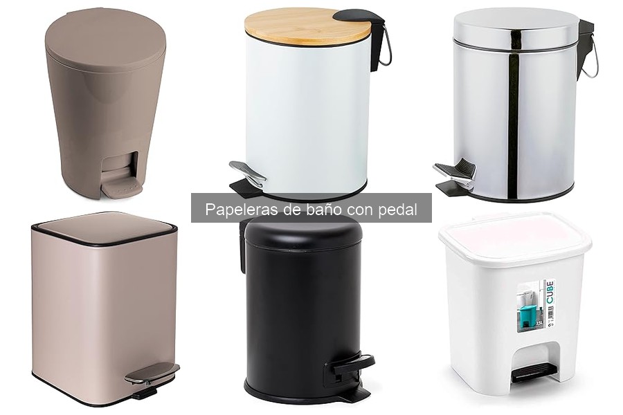 Comparativa de las Mejores Papeleras de Baño con Pedal