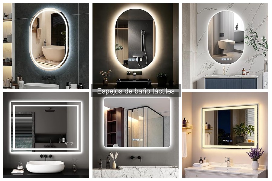 ** Comparativa de los mejores espejos de baño táctiles