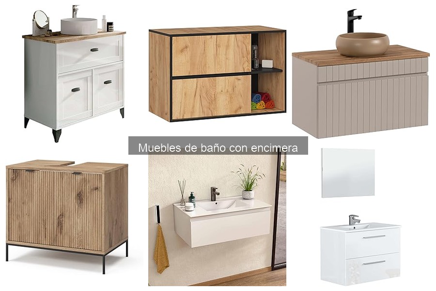 Comparativa de materiales para muebles de baño con encimera