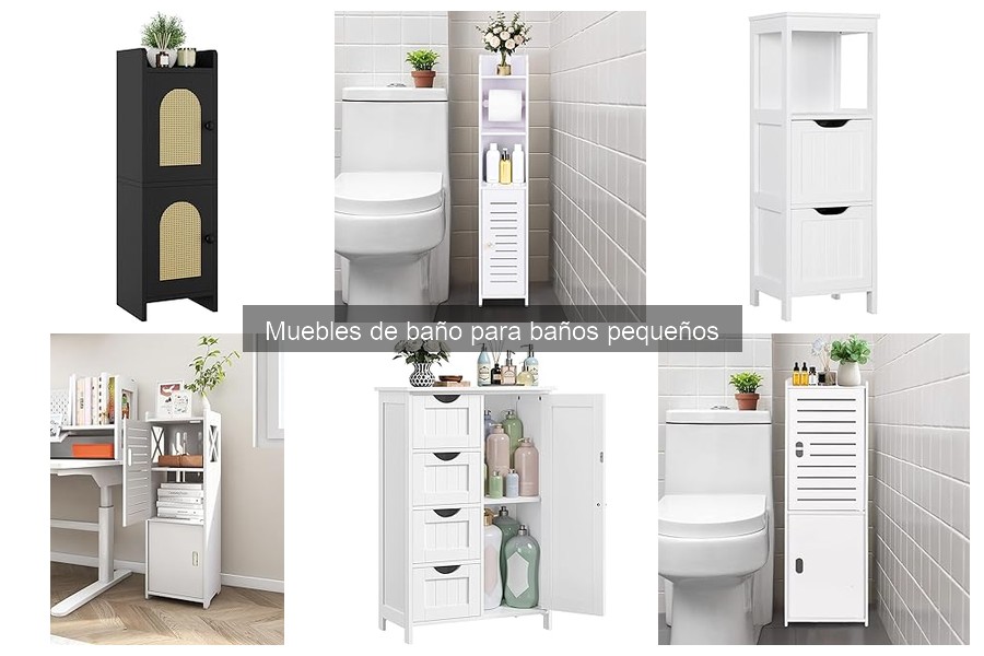 Comparativa de materiales para muebles de baño pequeños