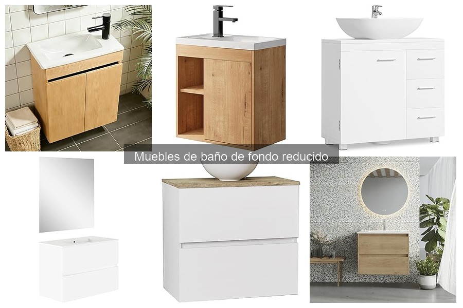 Comparativa de Muebles de Baño de Fondo Reducido