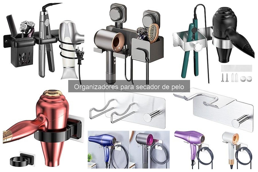 Comparativa de organizadores para secadores de pelo