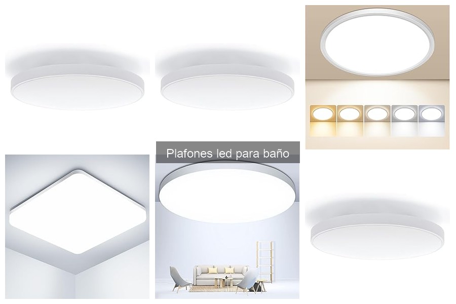 Comparativa de Plafones LED y Otras Iluminaciones para Baño