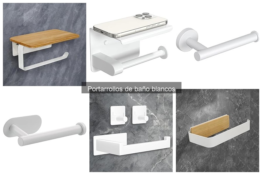 Comparativa de Portarrollos de Baño Blancos: Mejores Marcas