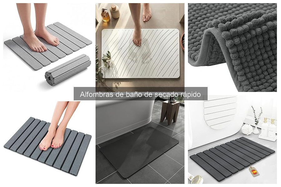 Comparativa de precios de alfombras de baño de secado rápido