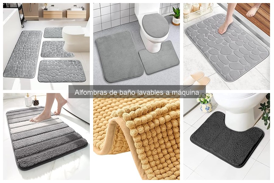 Comparativa de precios de alfombras de baño lavables a máquina