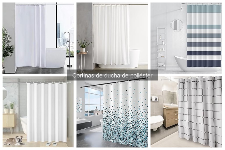 Comparativa de precios de cortinas de ducha de poliéster