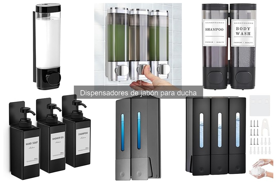 Comparativa de precios de dispensadores de jabón para ducha