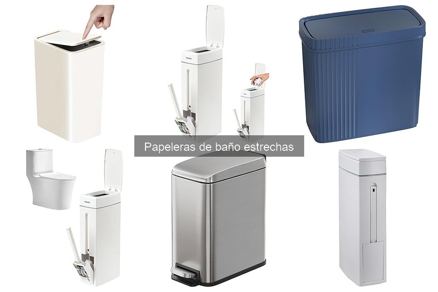 Comparativa de precios de papeleras de baño estrechas