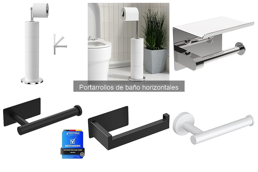Comparativa de precios de portarrollos de baño horizontales