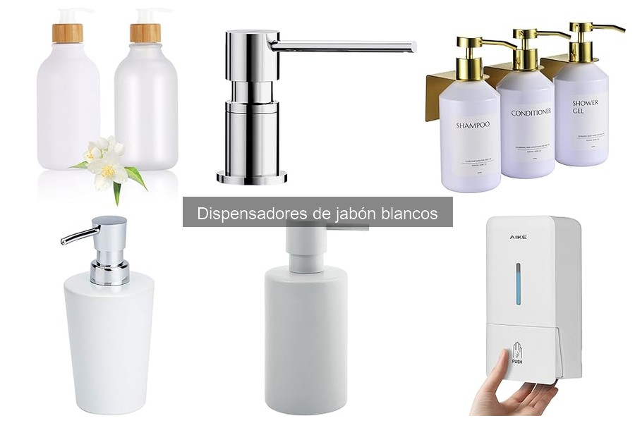 Comparativa: Dispensadores de Jabón Blancos vs. Colores