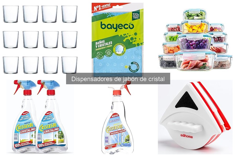 Comparativa: Dispensadores de jabón de cristal vs plástico