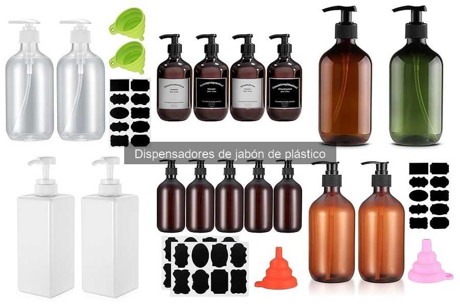 Comparativa: Dispensadores de Jabón de Plástico vs Acero Inoxidable