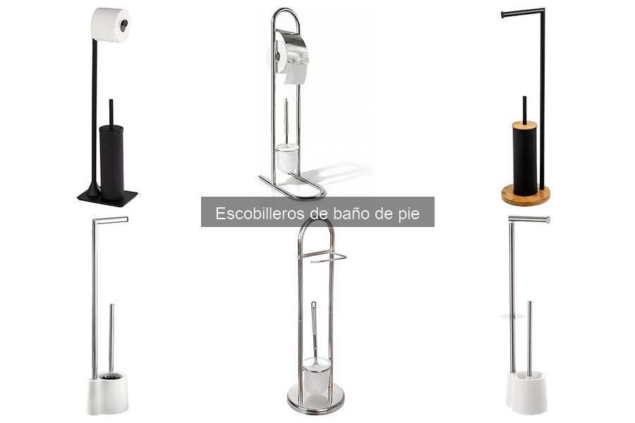 Comparativa: Escobilleros de baño de pie vs. de pared