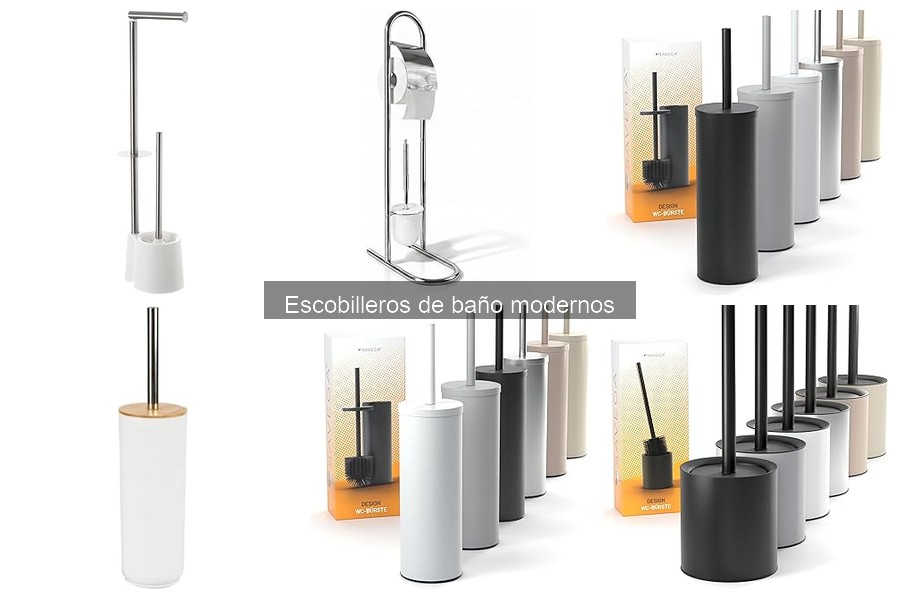 Comparativa: Escobilleros de plástico vs. metal para baño