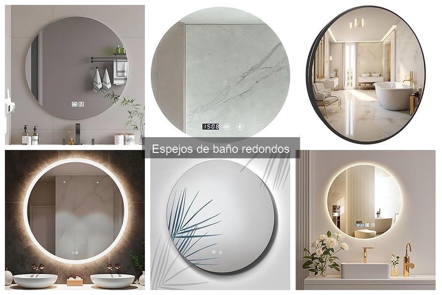 Comparativa: Espejos de Baño Redondos vs Cuadrados