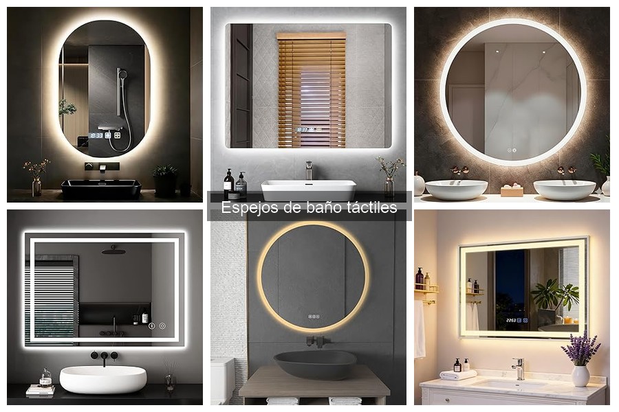 ** Comparativa: Espejos de baño táctiles vs. convencionales