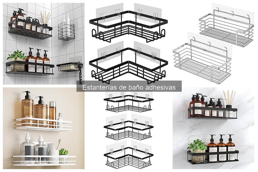 Comparativa: Estanterías de baño adhesivas vs. de pared