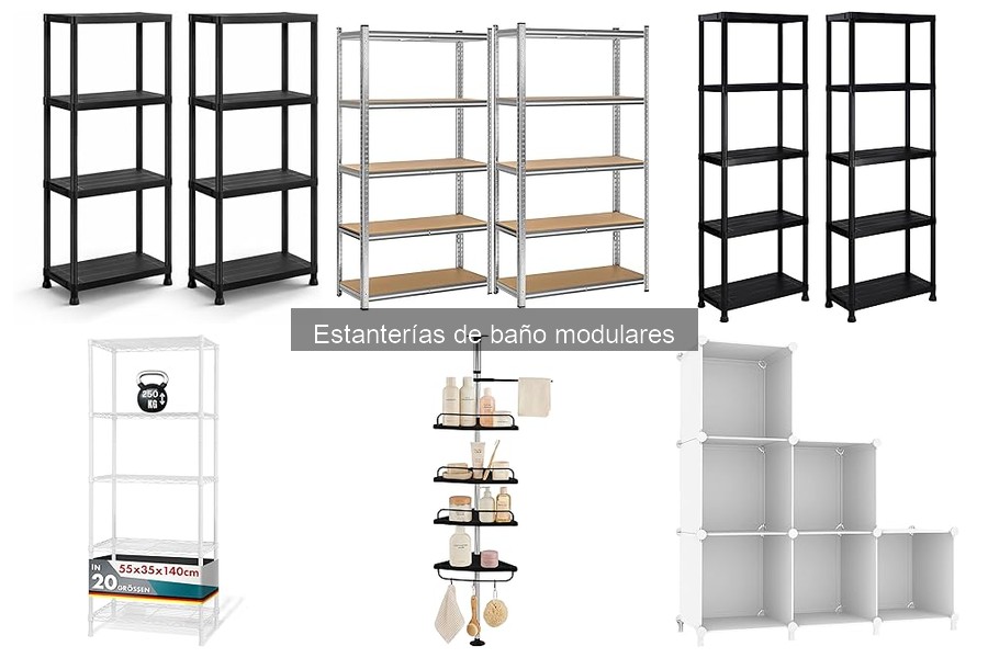 Comparativa: Estanterías Modulares vs Fijas para Baño