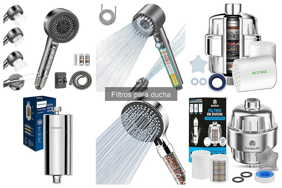 Comparativa: Filtros de carbón vs otros filtros para ducha