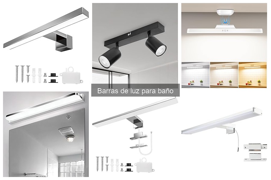 Comparativa: Iluminación LED vs Fluorescente en Barras de Luz para Baño