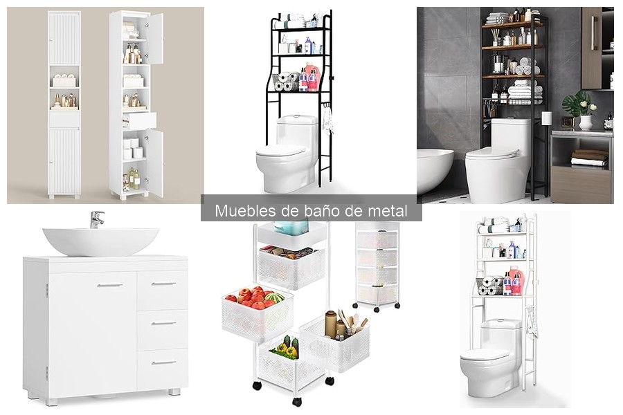 Comparativa muebles de baño: metal vs madera