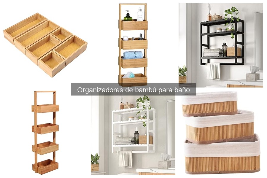 Comparativa: Organizadores de bambú vs. plástico para baño