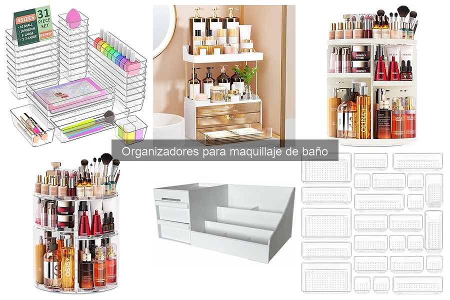 Comparativa: Organizadores de maquillaje de madera vs. plástico