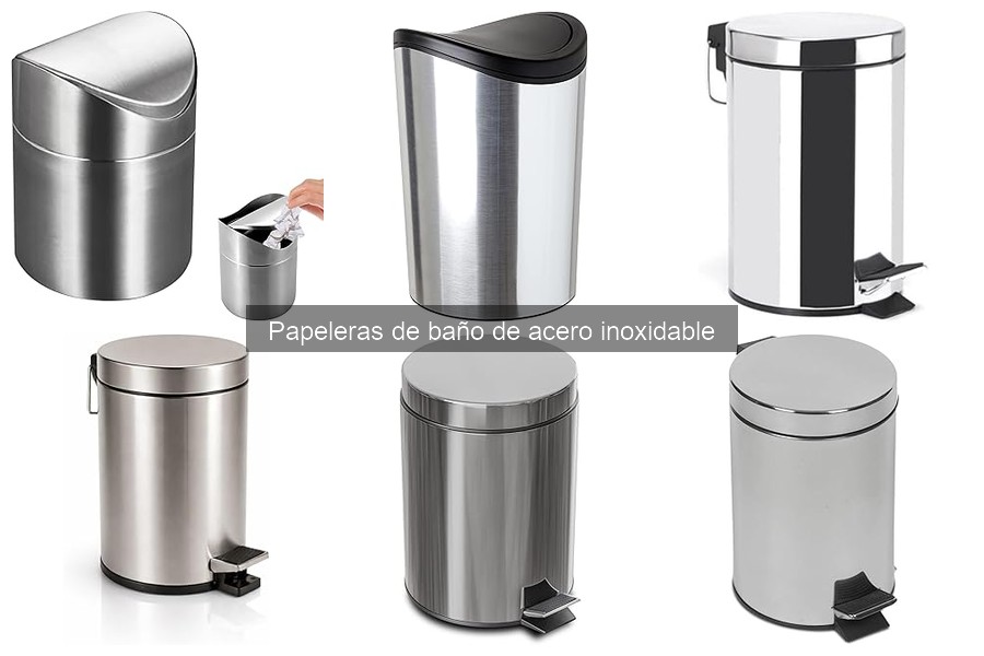Comparativa: Papeleras de Acero Inoxidable vs. Plástico en Baño
