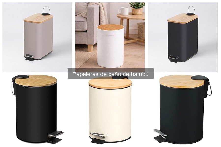 Comparativa: Papeleras de Baño de Bambú vs. Plástico