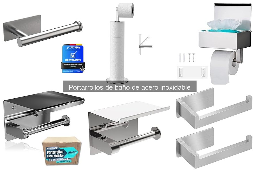 Comparativa: Portarrollos de acero inoxidable fijo vs. móvil