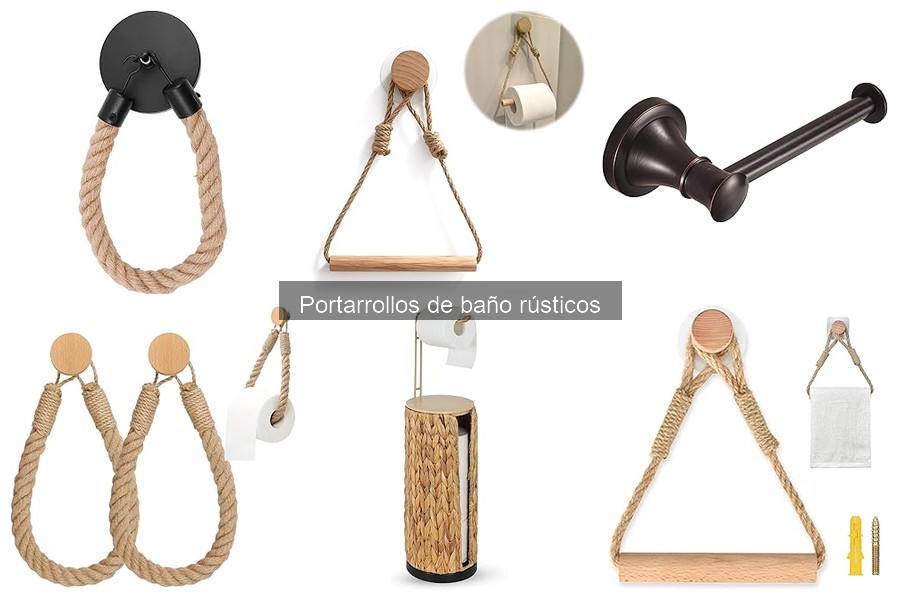 Comparativa: Portarrollos de baño rústicos vs. modernos