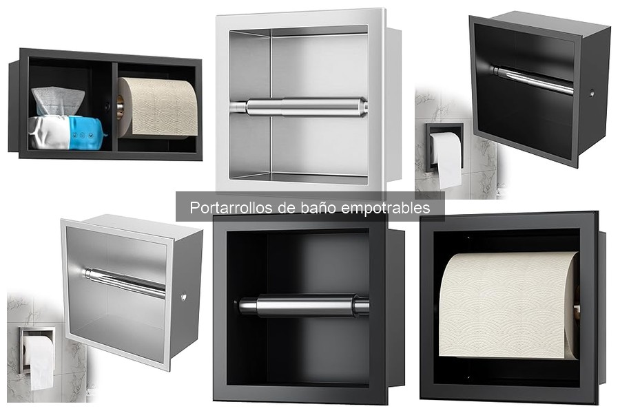 Comparativa: Portarrollos Empotrables vs. de Pared