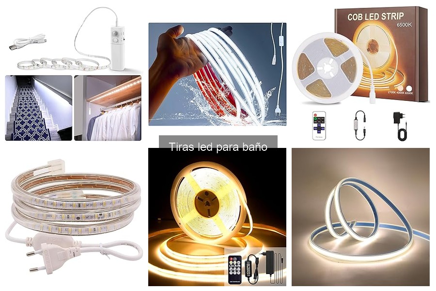 Comparativa: Tiras LED RGB vs Blancas para Baño