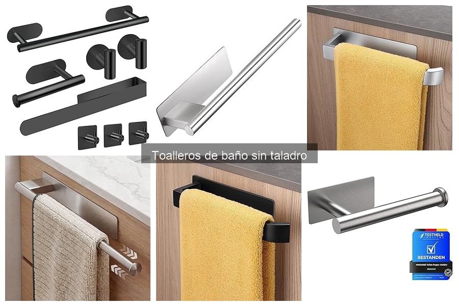 Comparativa: Toalleros Sin Taladro vs. Con Taladro